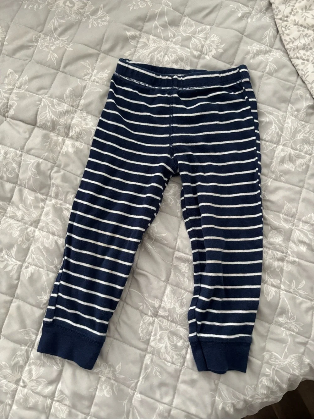 Carter's Navy & White Striped pants